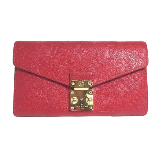 Louis Vuitton Red Leather Metis