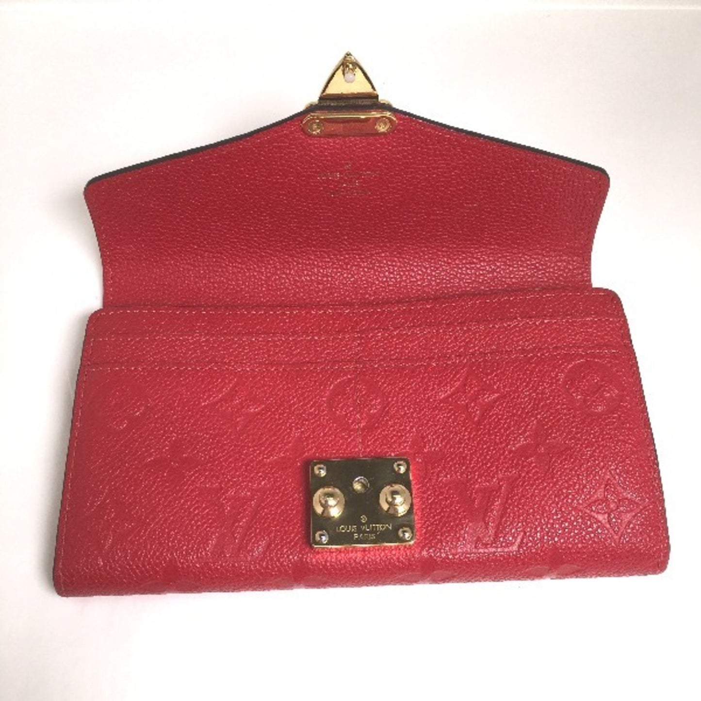 Louis Vuitton Red Leather Metis