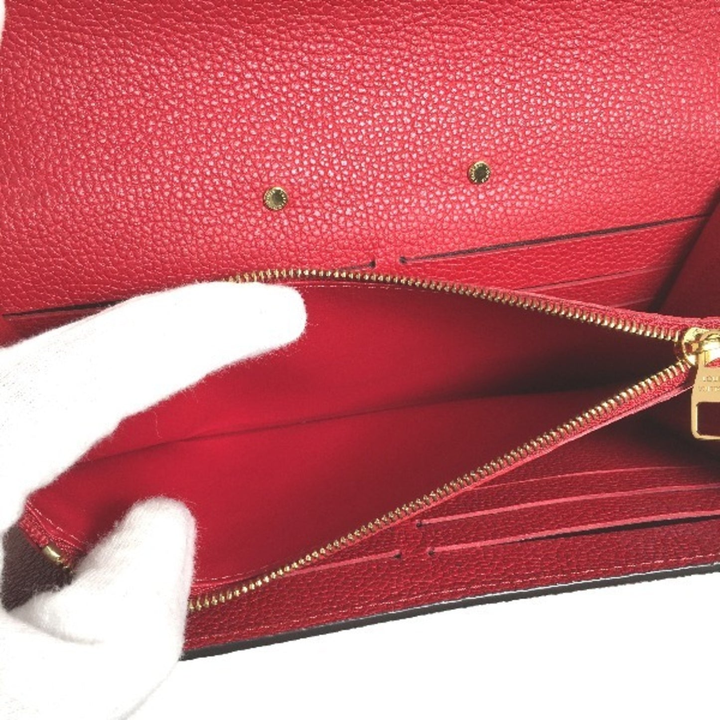 Louis Vuitton Red Leather Metis