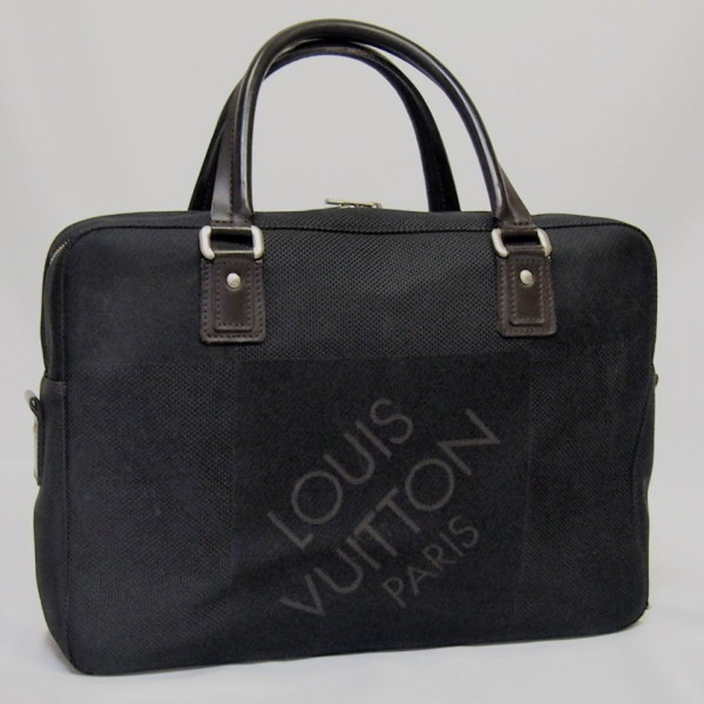 Louis Vuitton Black Canvas Handbag