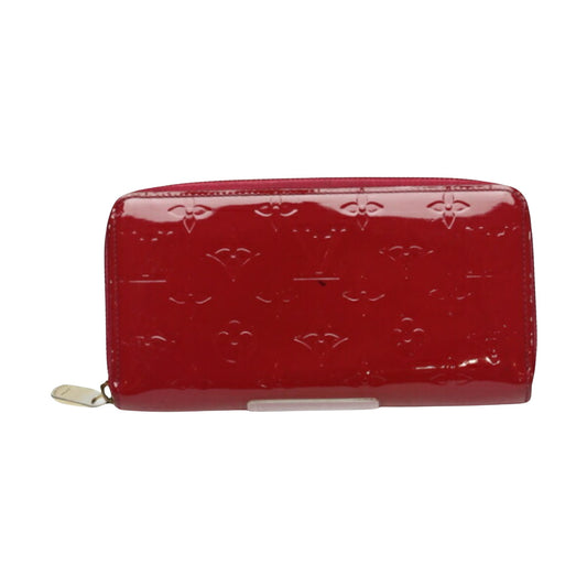 Louis Vuitton Red Patent Leather Zippy Wallet