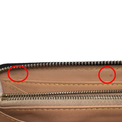 Louis Vuitton Black Canvas Portefeuille Zippy