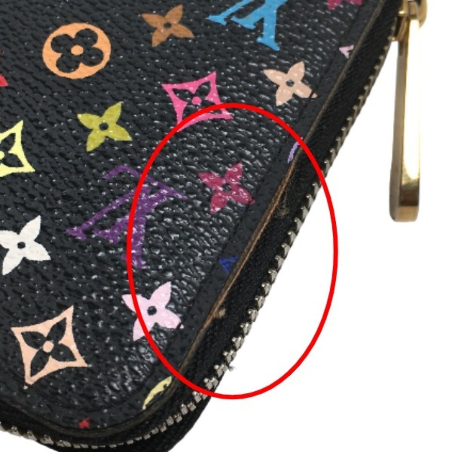 Louis Vuitton Black Canvas Portefeuille Zippy
