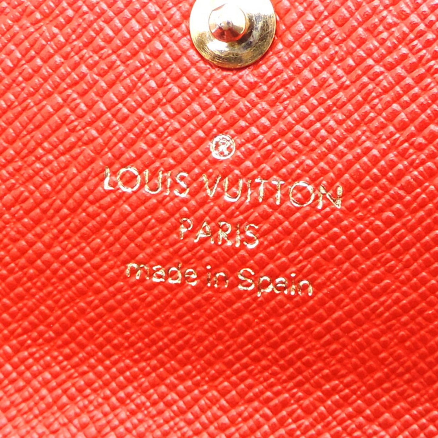 Louis Vuitton Red Leather Sarah