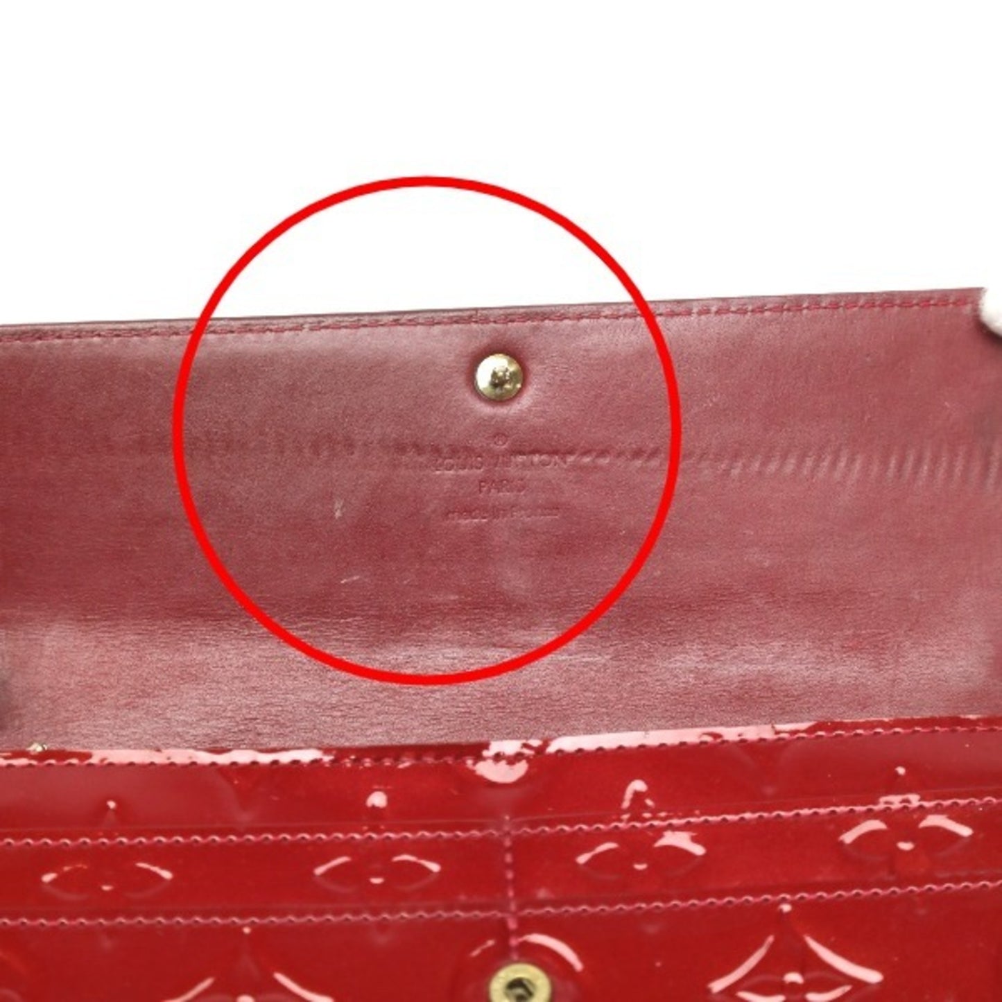 Louis Vuitton Red Patent Leather Sarah