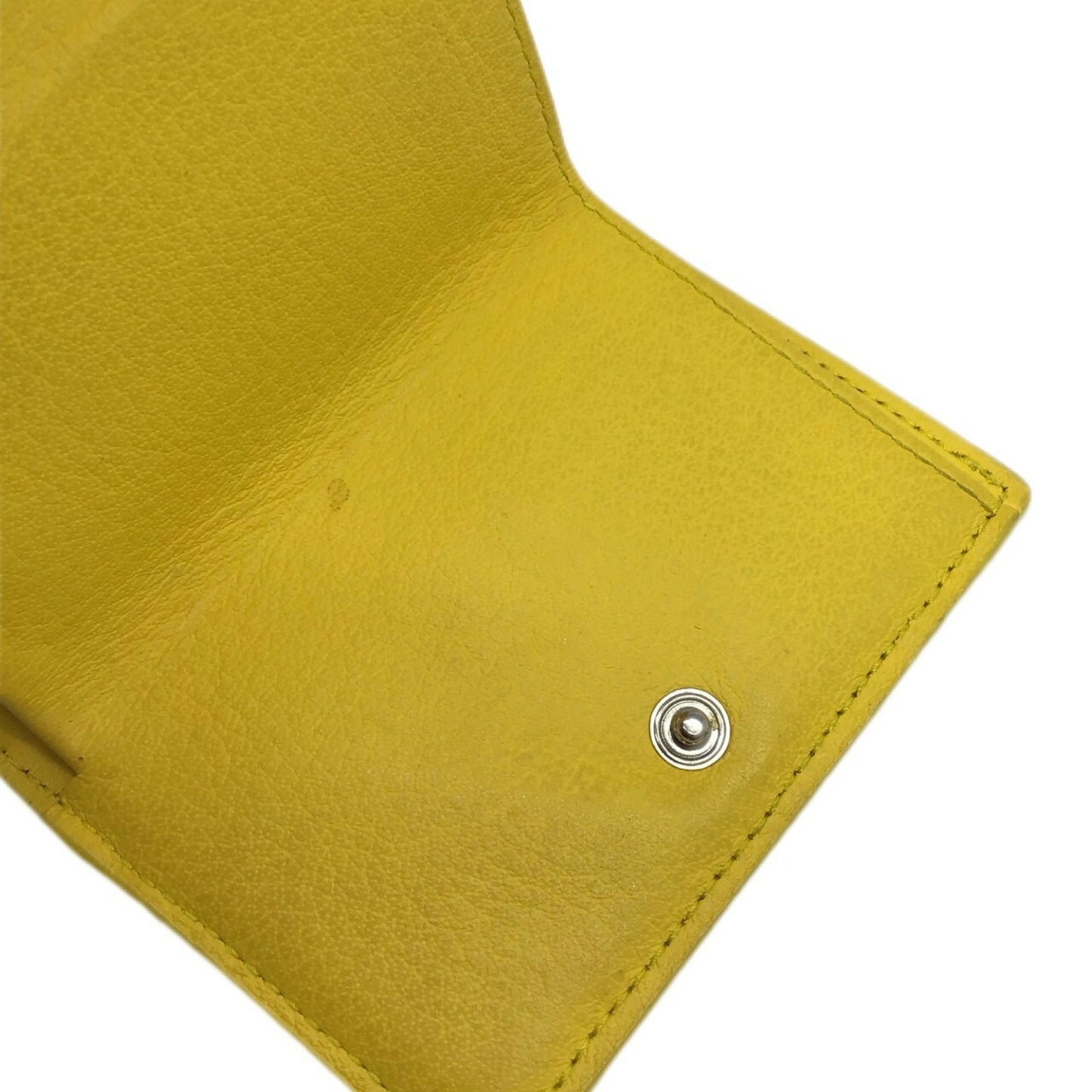 Balenciaga Yellow Leather Papier