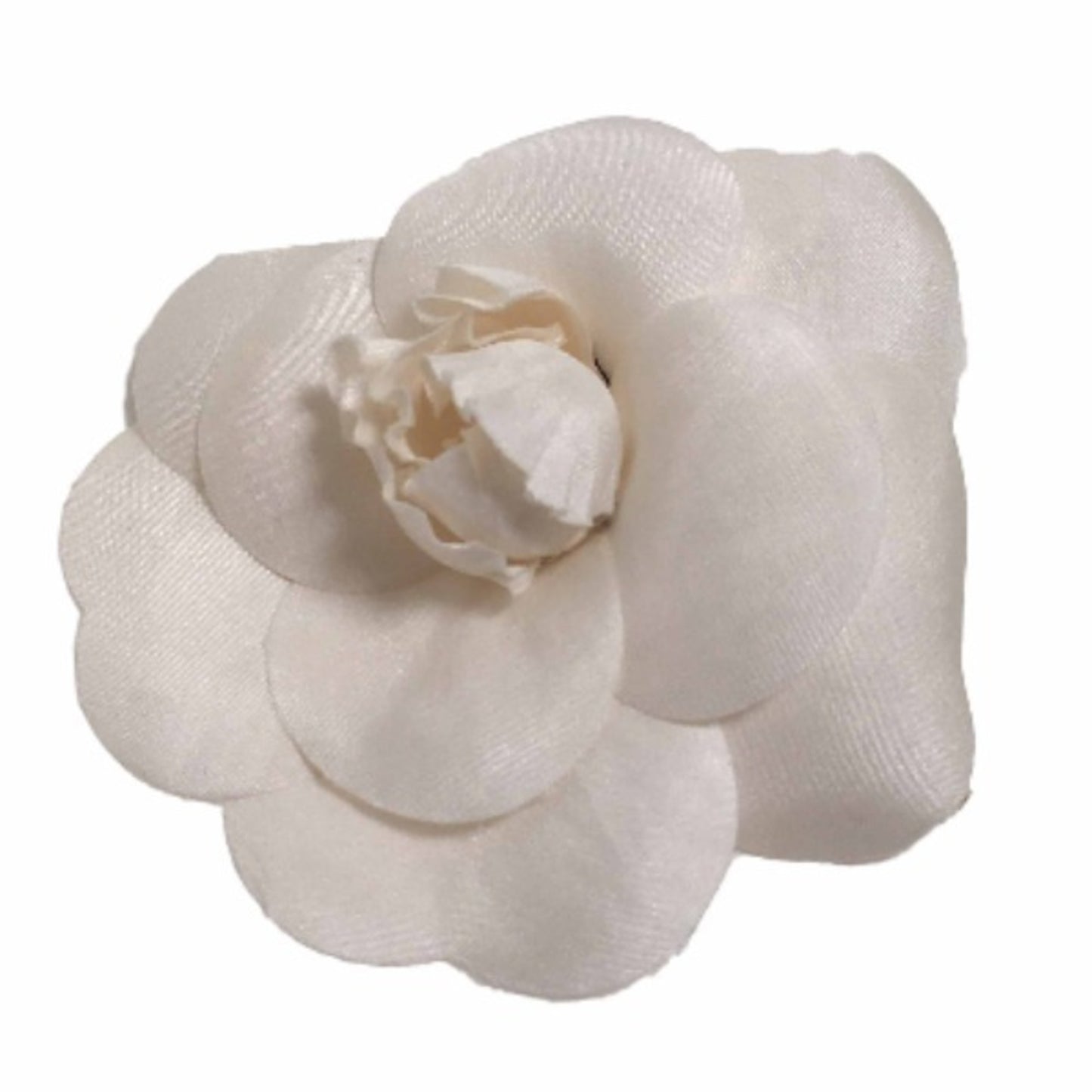Chanel White Synthetic Camélia