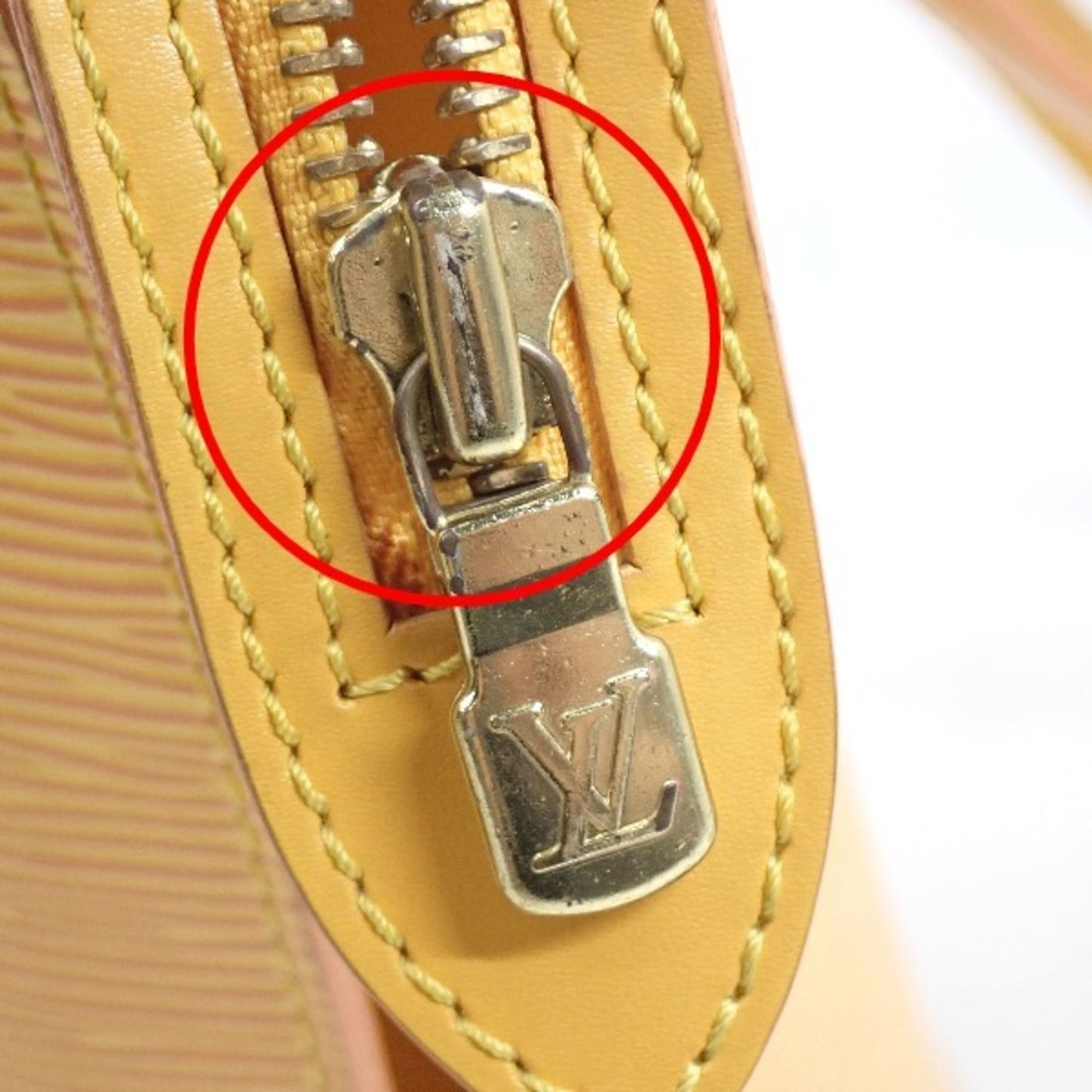 Louis Vuitton Yellow Leather Saint Jacques