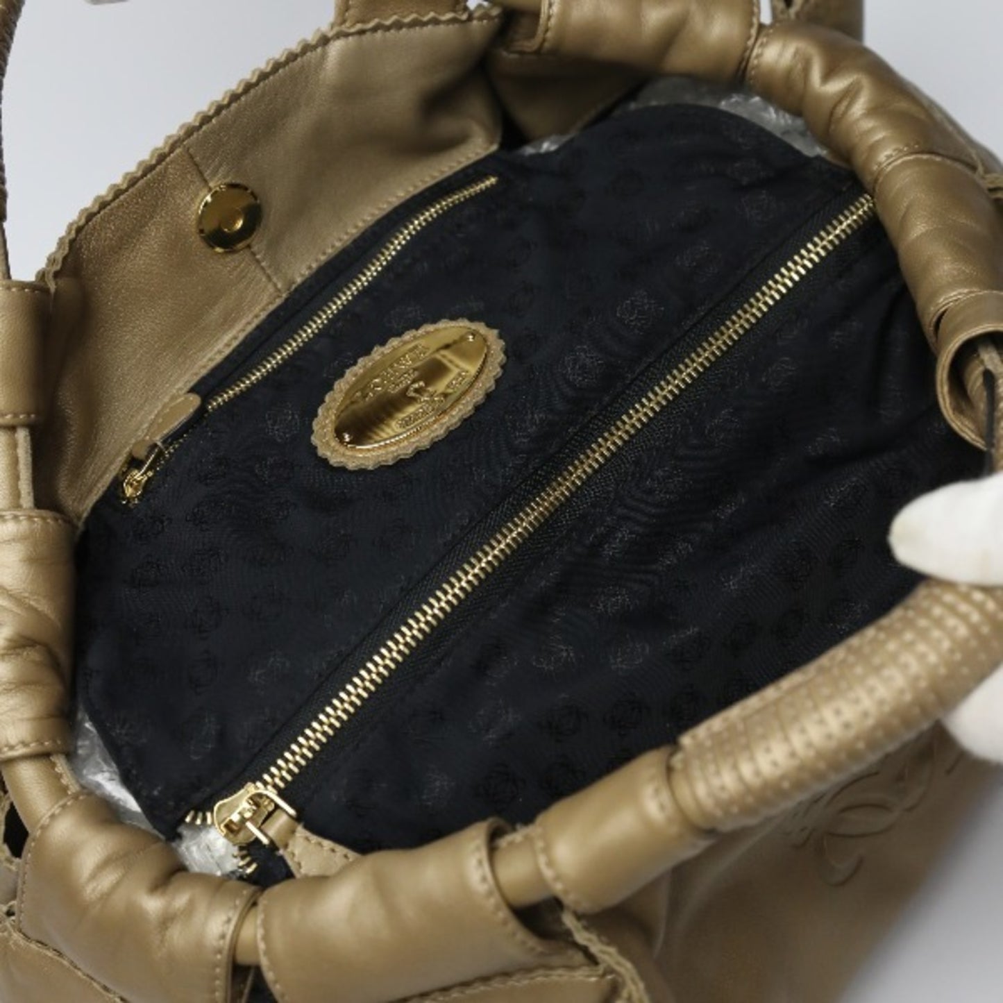 Loewe Gold Leather Nappa