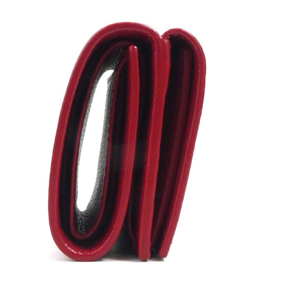 Saint Laurent Red Leather Wallet