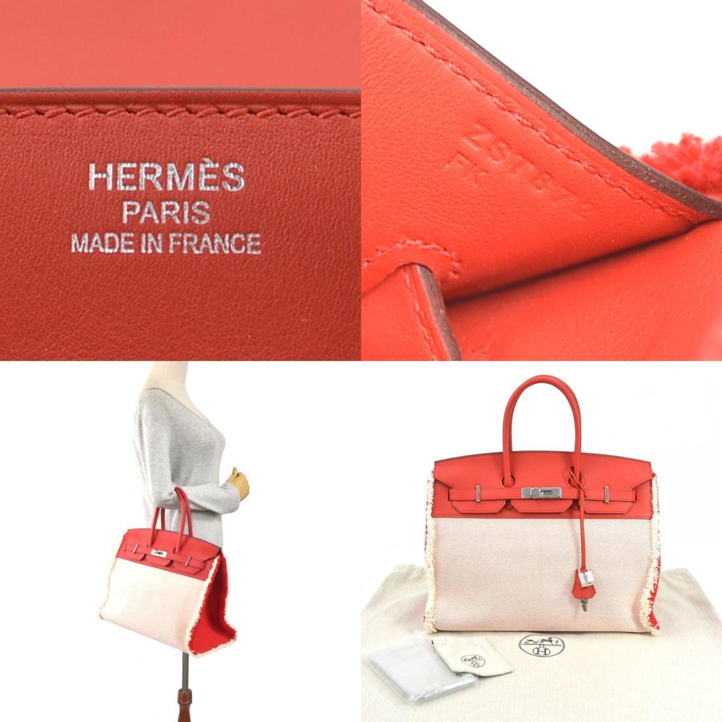 Hermès Red Leather Birkin 35