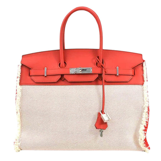 Hermès Red Leather Birkin 35