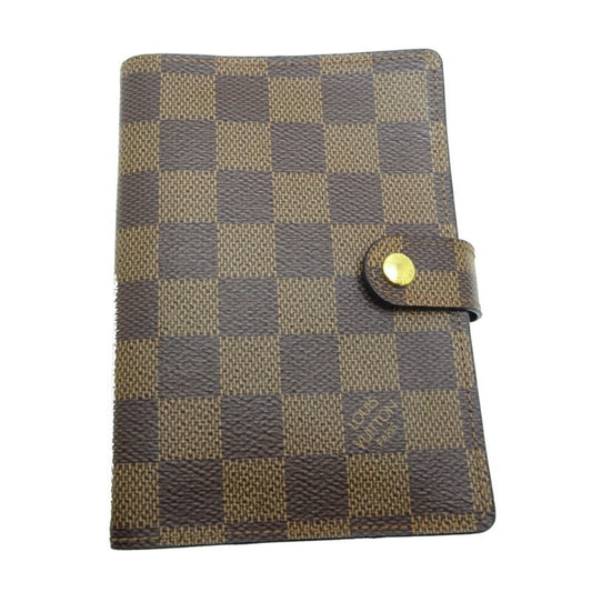 Louis Vuitton Brown Canvas Couverture Agenda Fonctionnel Pm