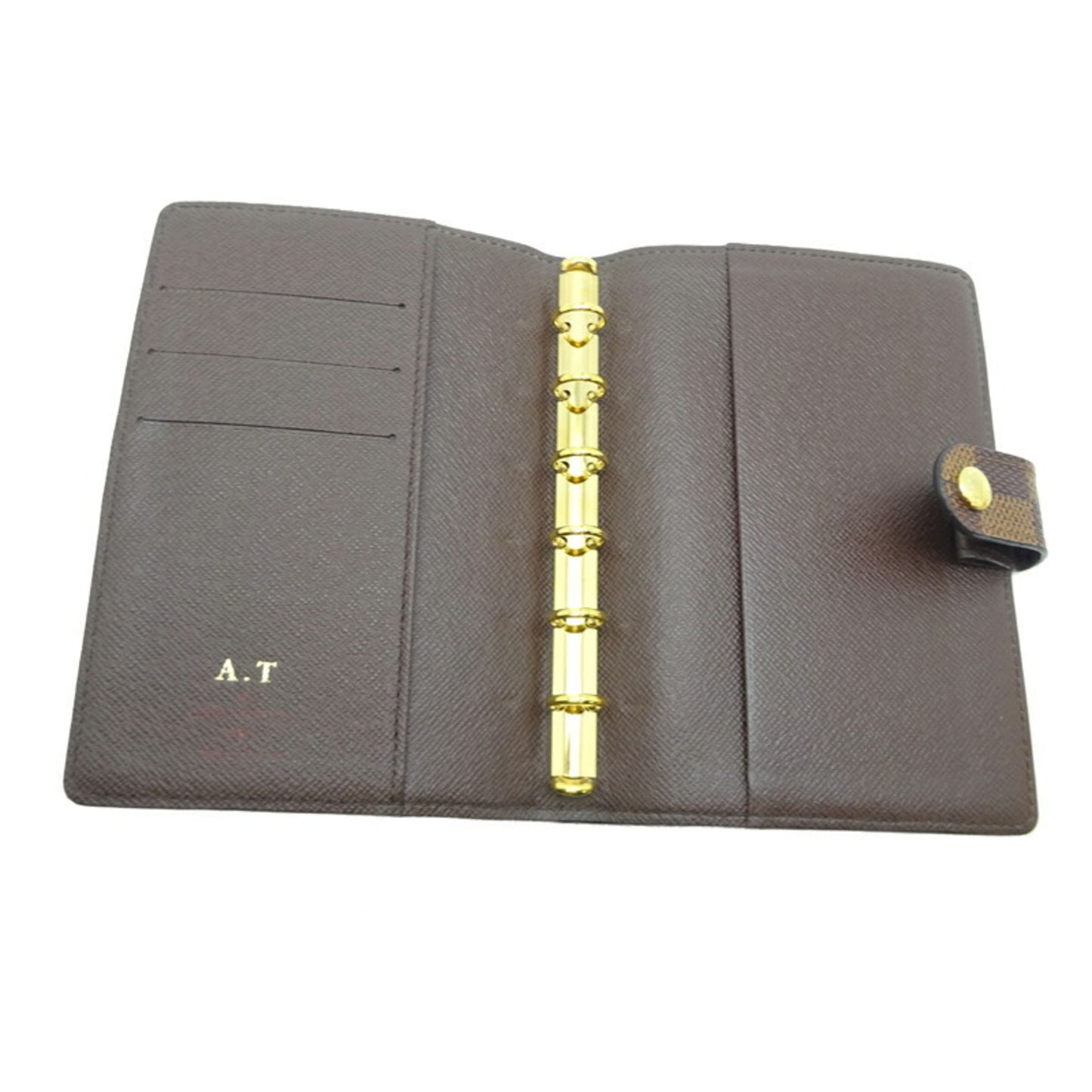 Louis Vuitton Brown Canvas Couverture Agenda Fonctionnel Pm