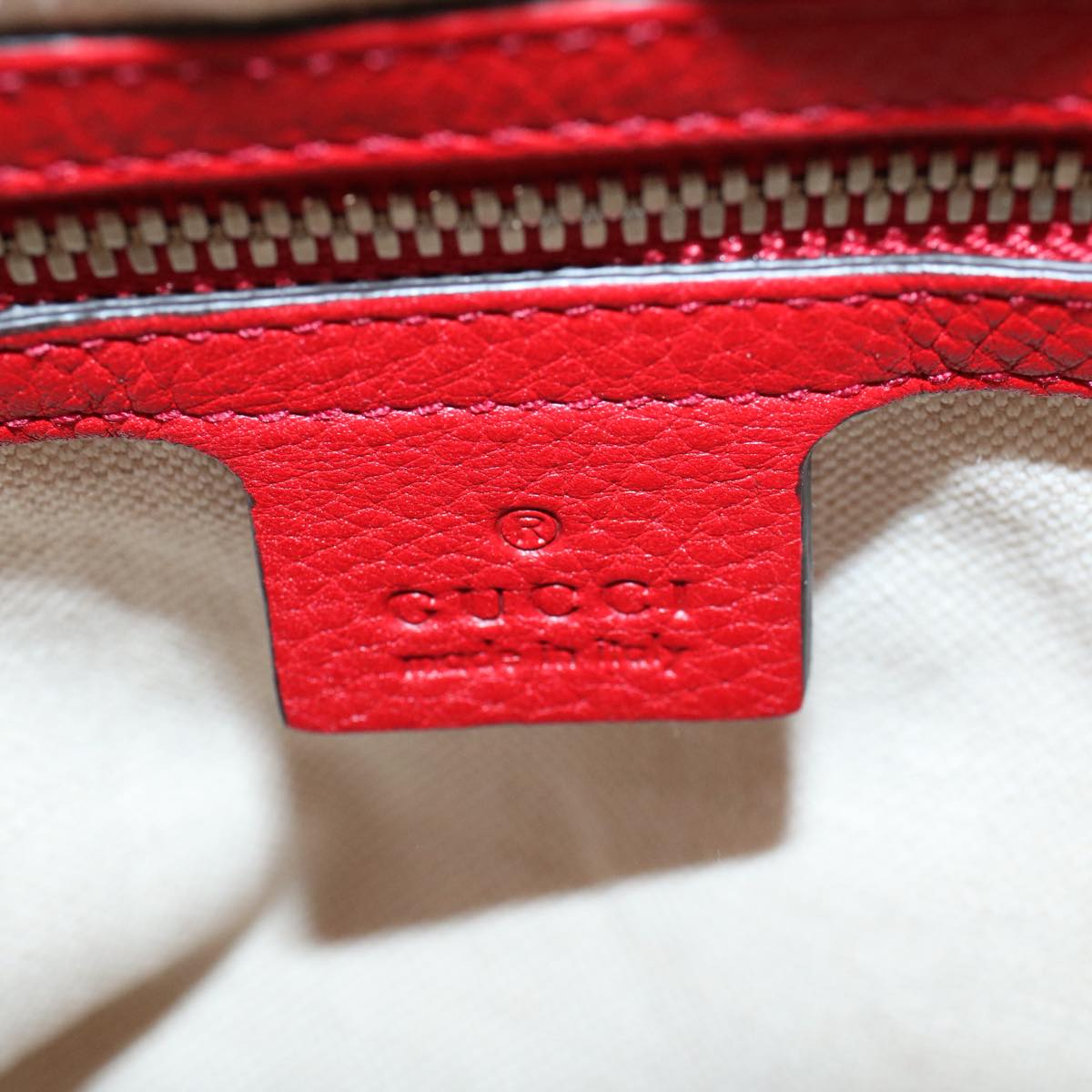 Gucci Red Leather Soho