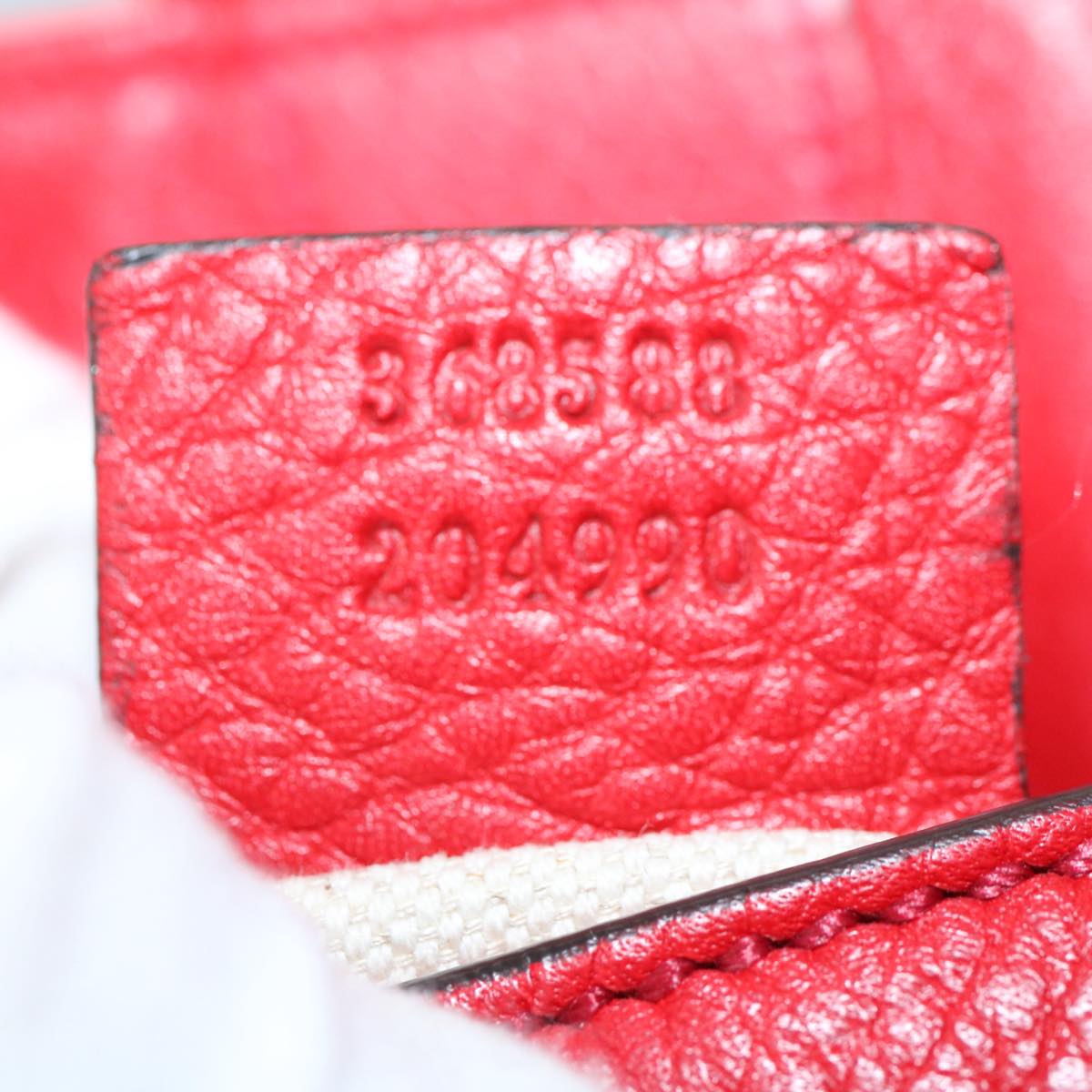 Gucci Red Leather Soho