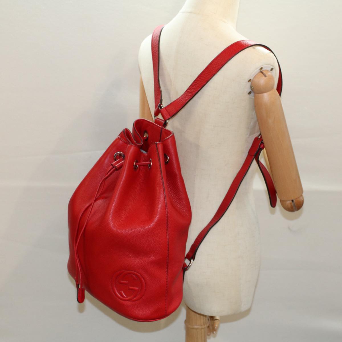 Gucci Red Leather Soho