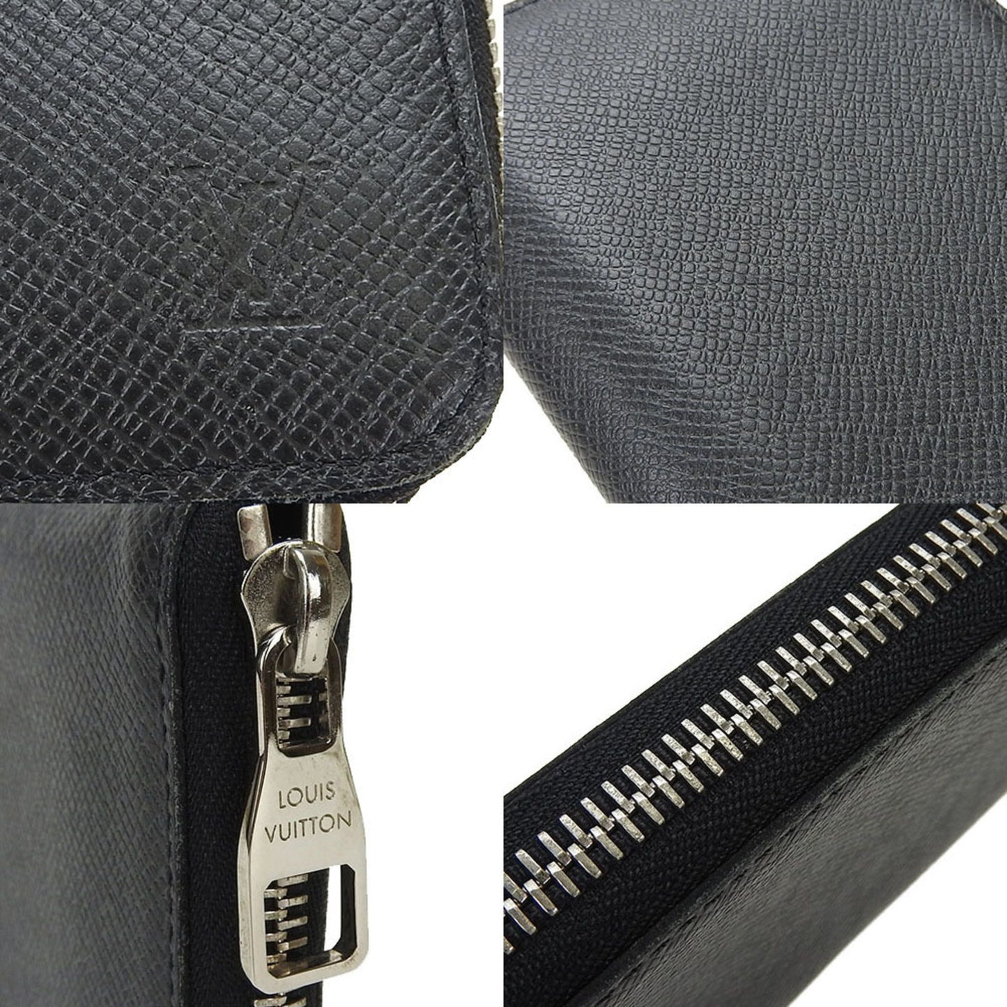 Louis Vuitton Black Leather Brazza
