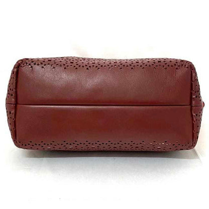 Salvatore Ferragamo Red Leather Gancini