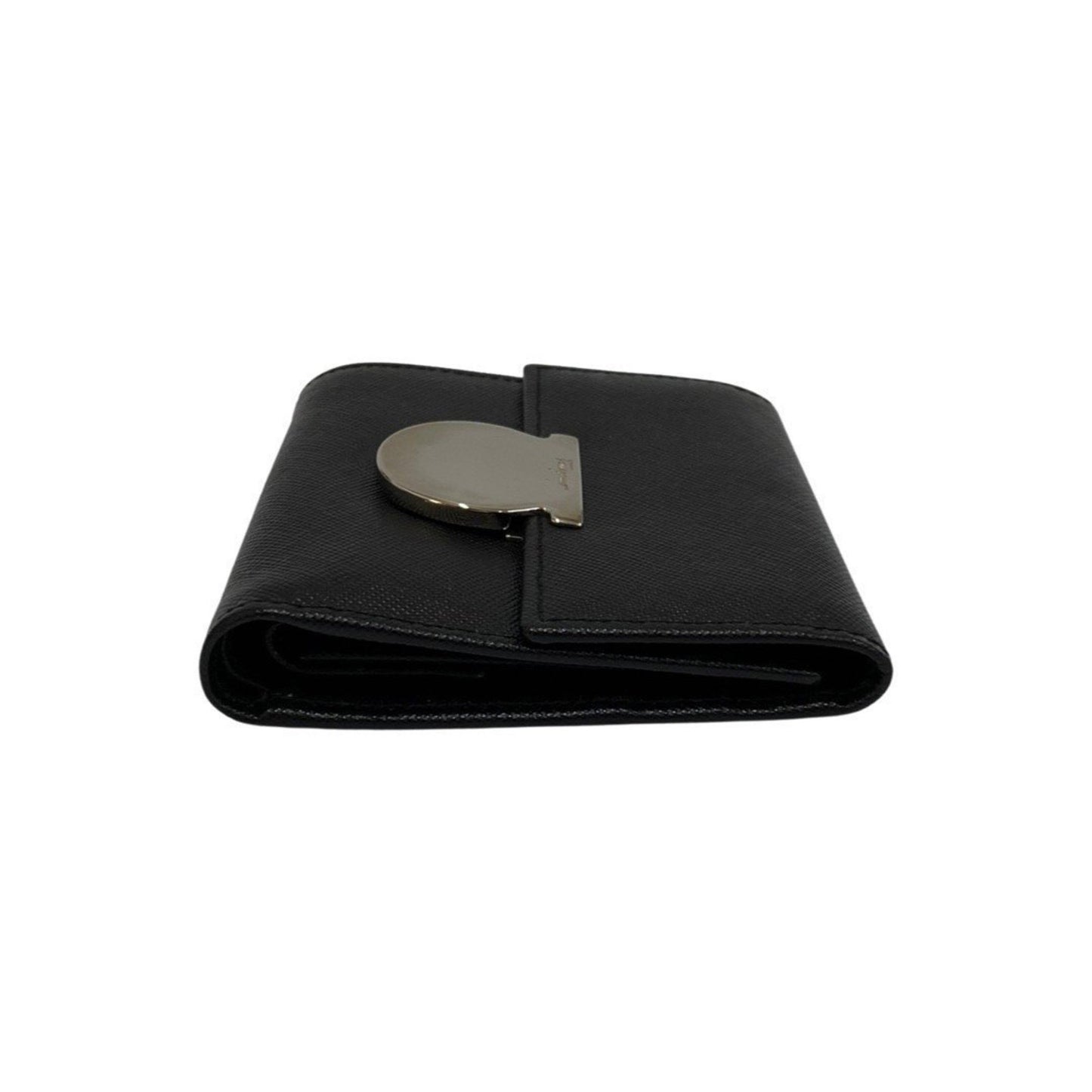 Salvatore Ferragamo Black Leather Wallet