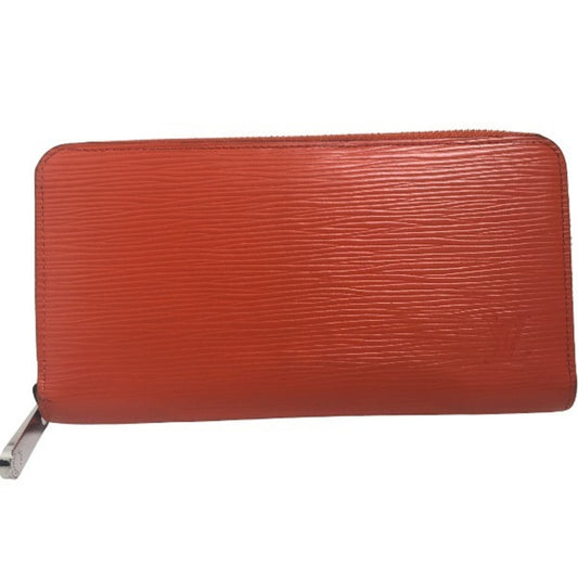 Louis Vuitton Orange Leather Zippy Wallet