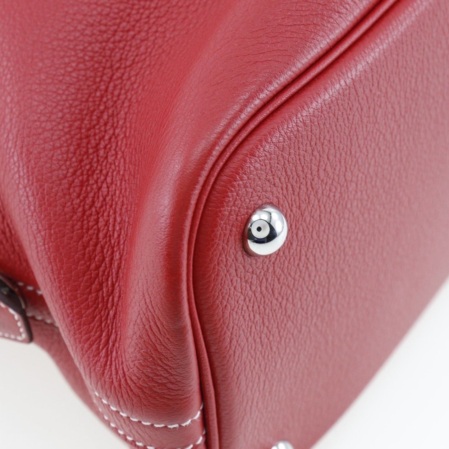 Hermès Red Leather Bolide