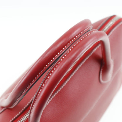 Hermès Red Leather Bolide