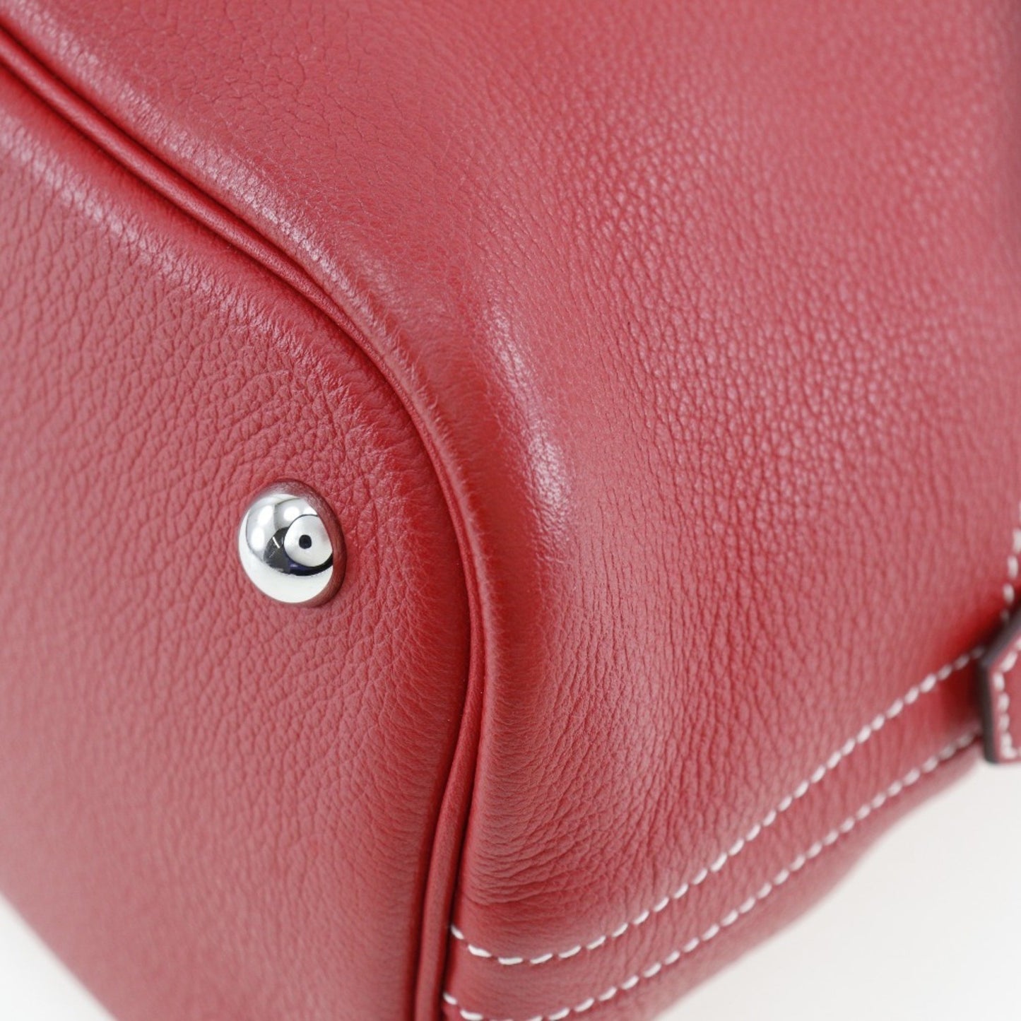 Hermès Red Leather Bolide