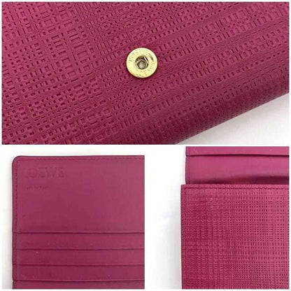 Loewe Pink Leather Linen