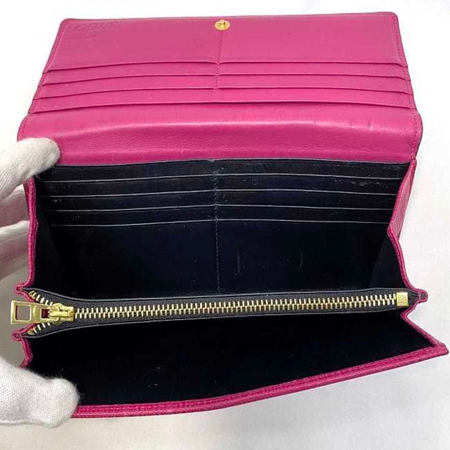 Loewe Pink Leather Linen