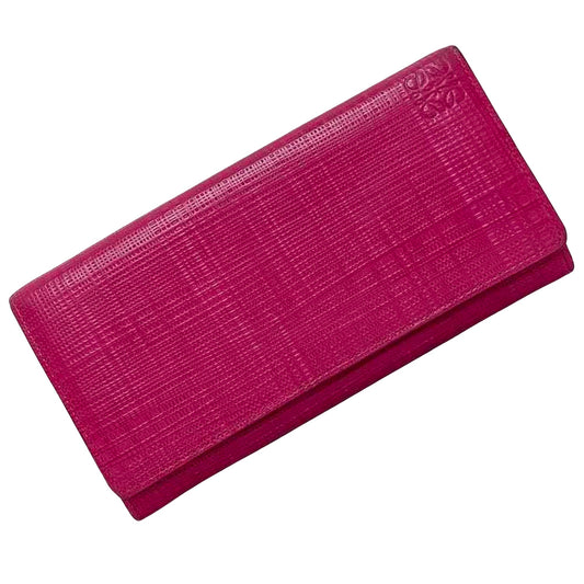 Loewe Pink Leather Linen