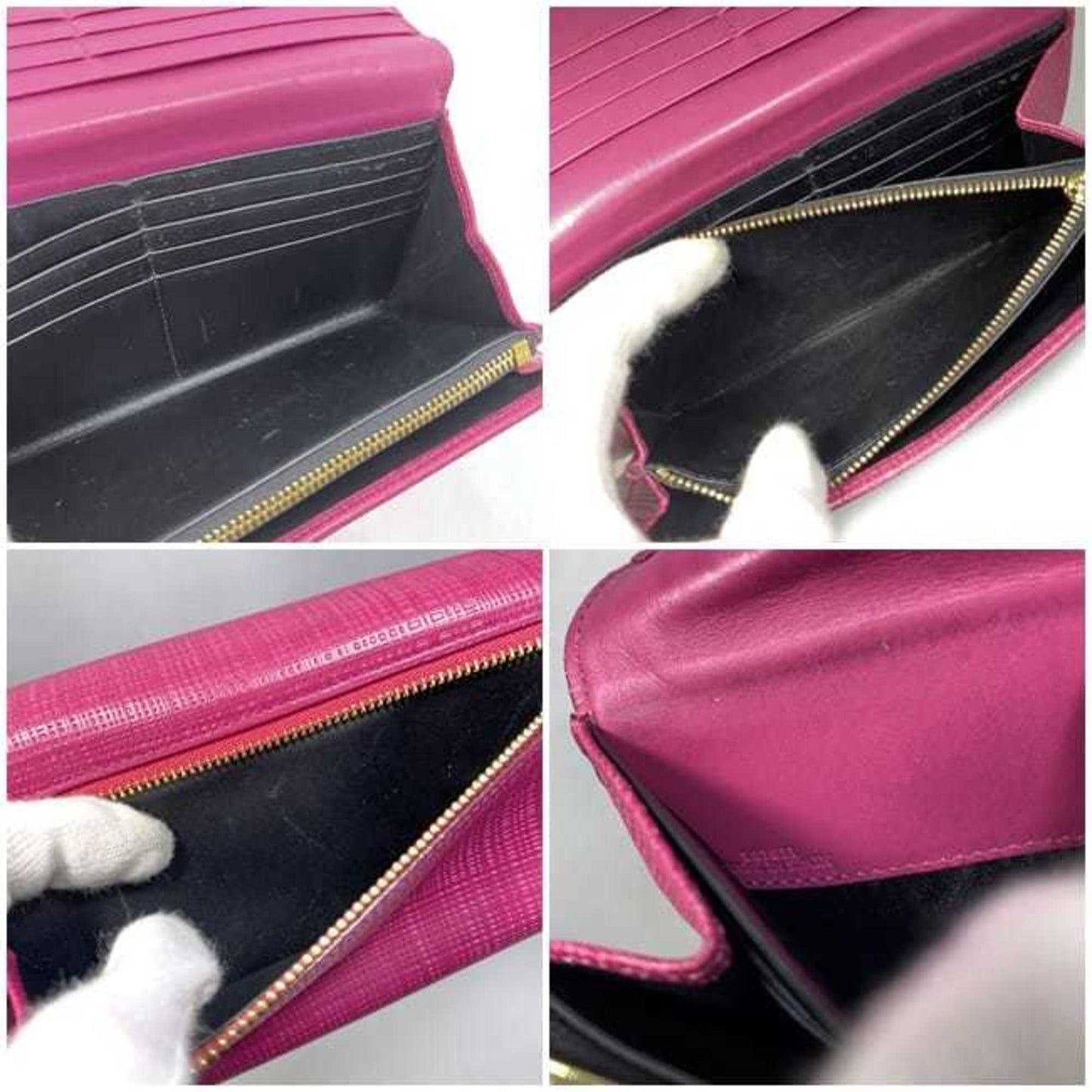 Loewe Pink Leather Linen