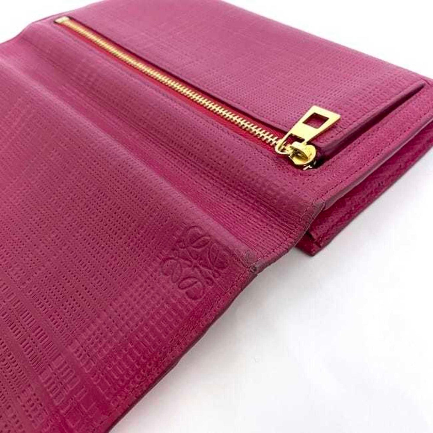 Loewe Pink Leather Linen