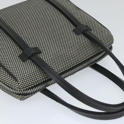 Bally Gray Canvas Handbag