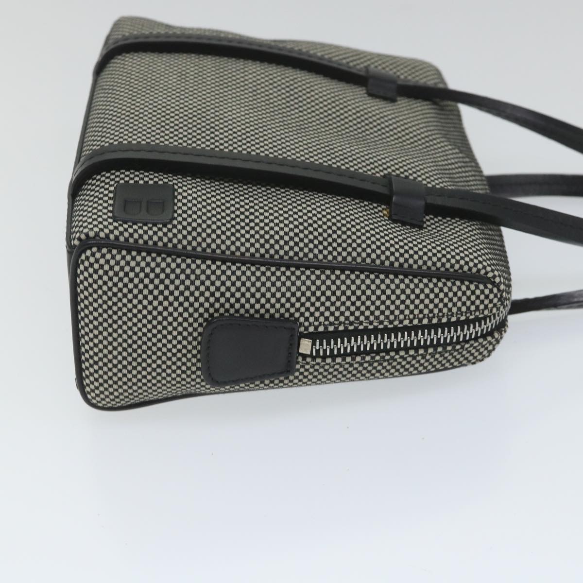 Bally Gray Canvas Handbag