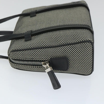 Bally Gray Canvas Handbag