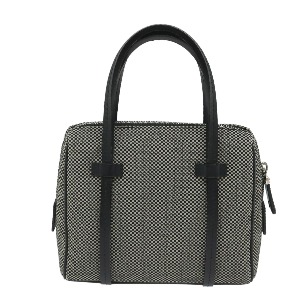 Bally Gray Canvas Handbag