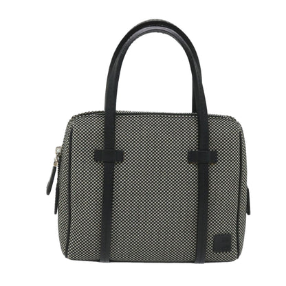 Bally Gray Canvas Handbag