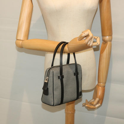 Bally Gray Canvas Handbag
