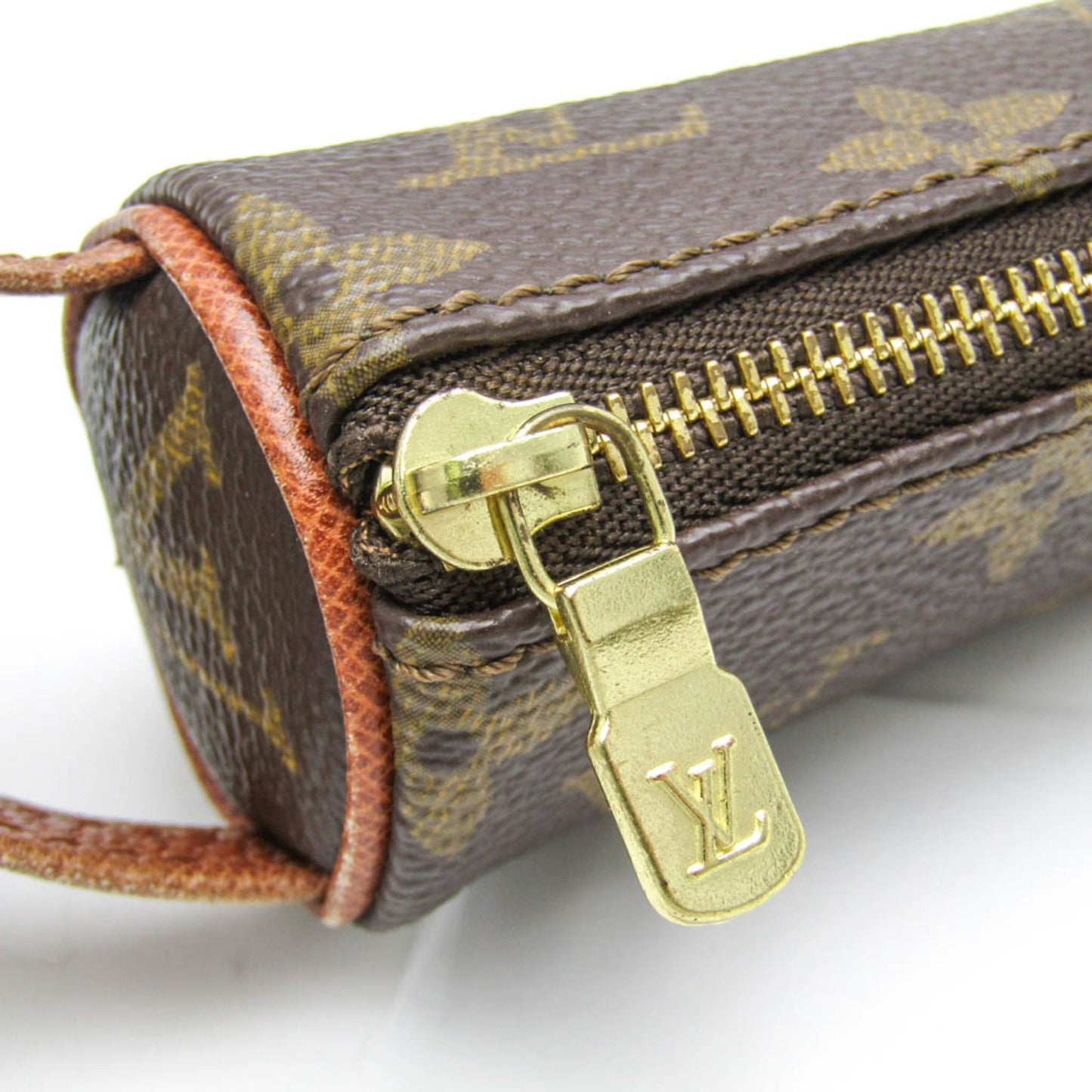 Louis Vuitton Brown Canvas Etui À Balles De Golf