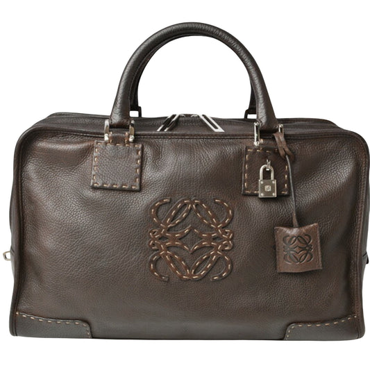 Loewe Brown Leather Amazona