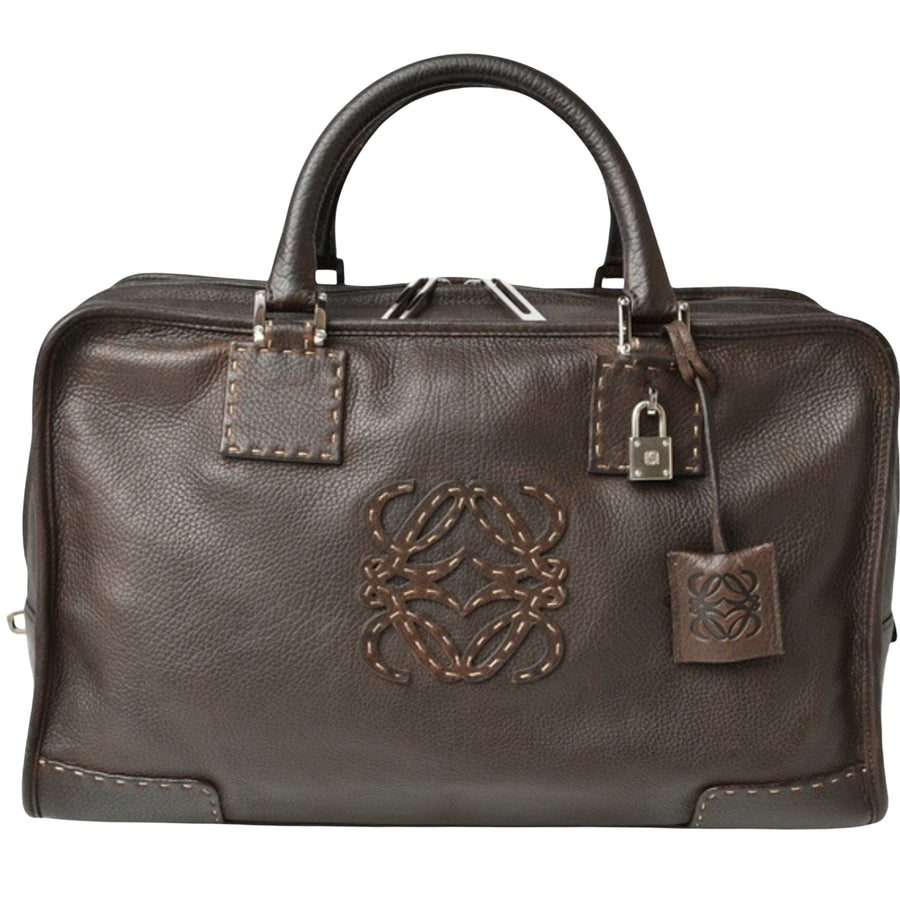 Loewe Brown Leather Amazona