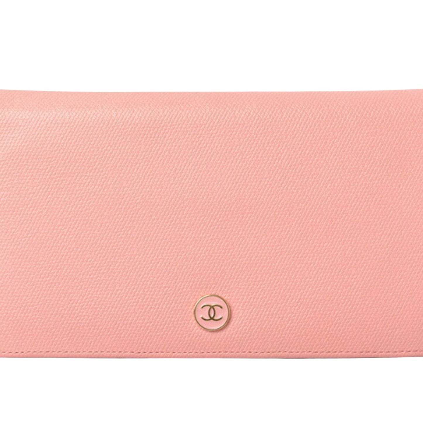 Chanel Pink Leather Coco Mark