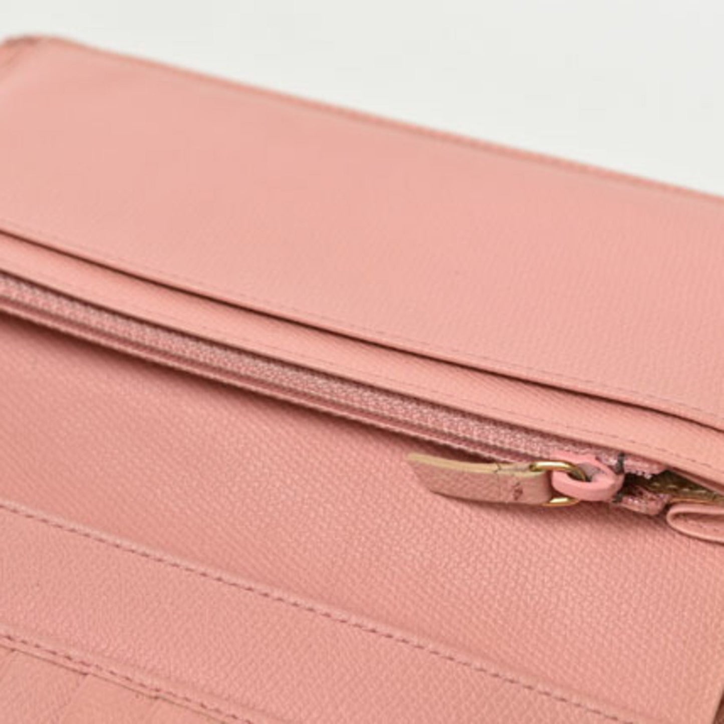 Chanel Pink Leather Coco Mark