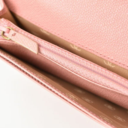 Chanel Pink Leather Coco Mark