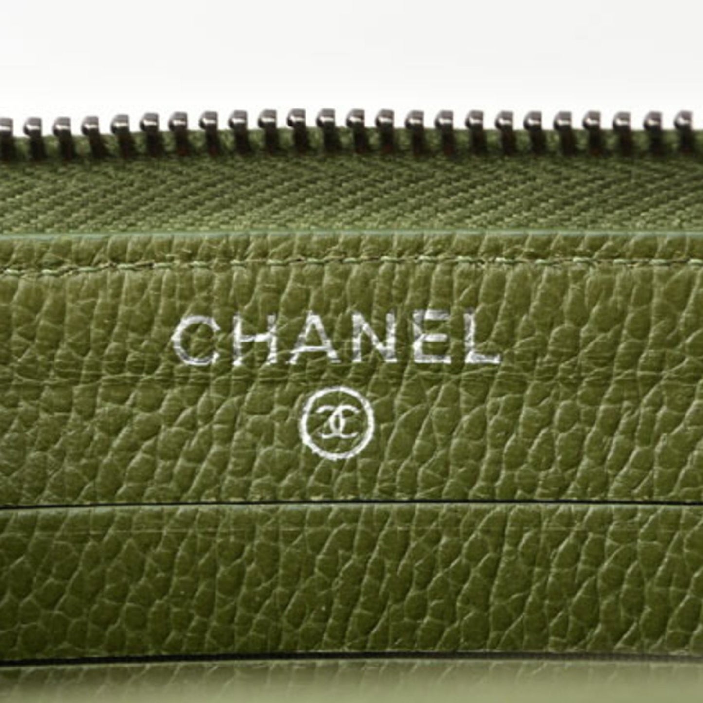 Chanel Green Leather Matelassé