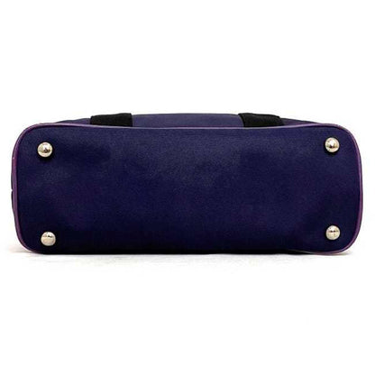 Loewe Purple Canvas Tote