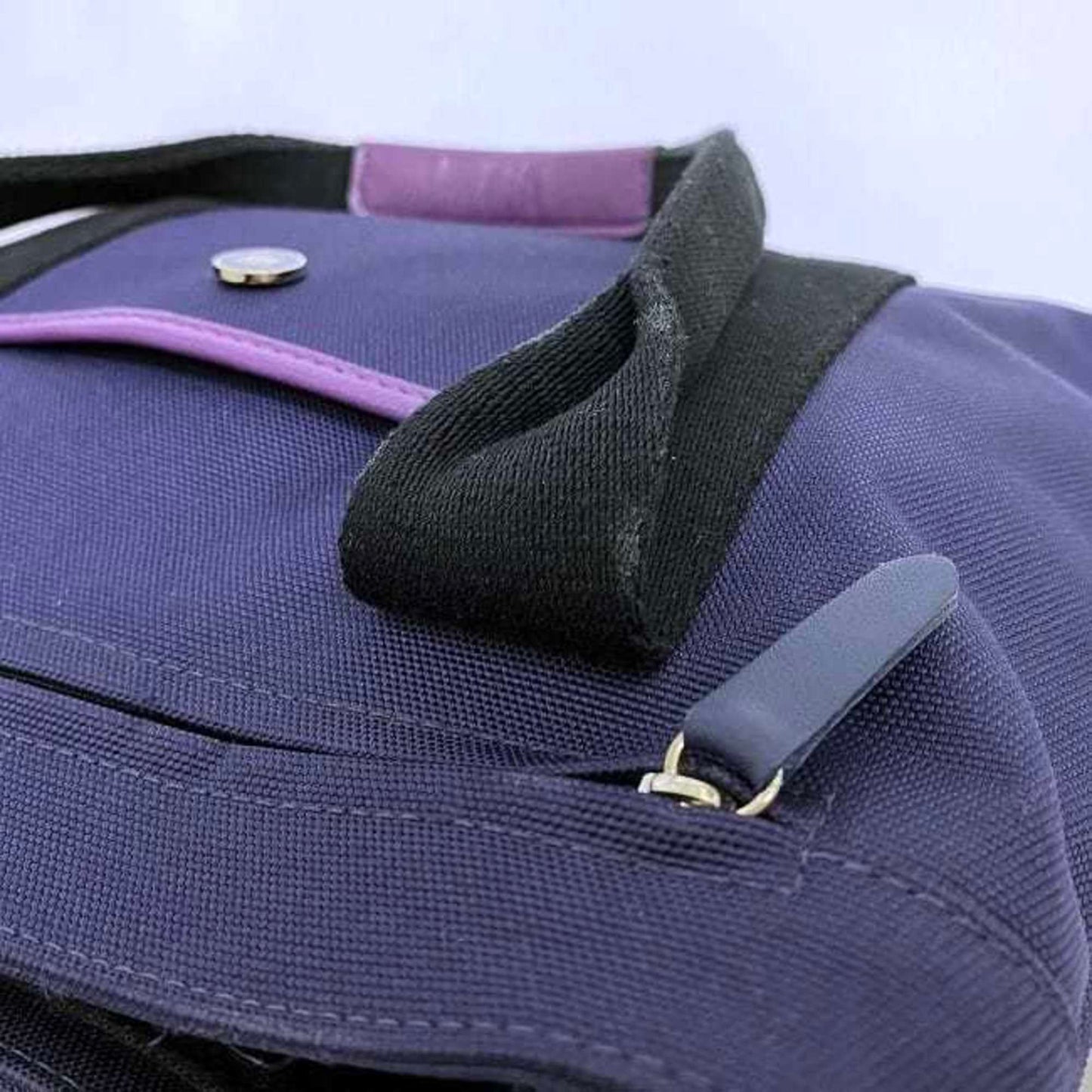 Loewe Purple Canvas Tote