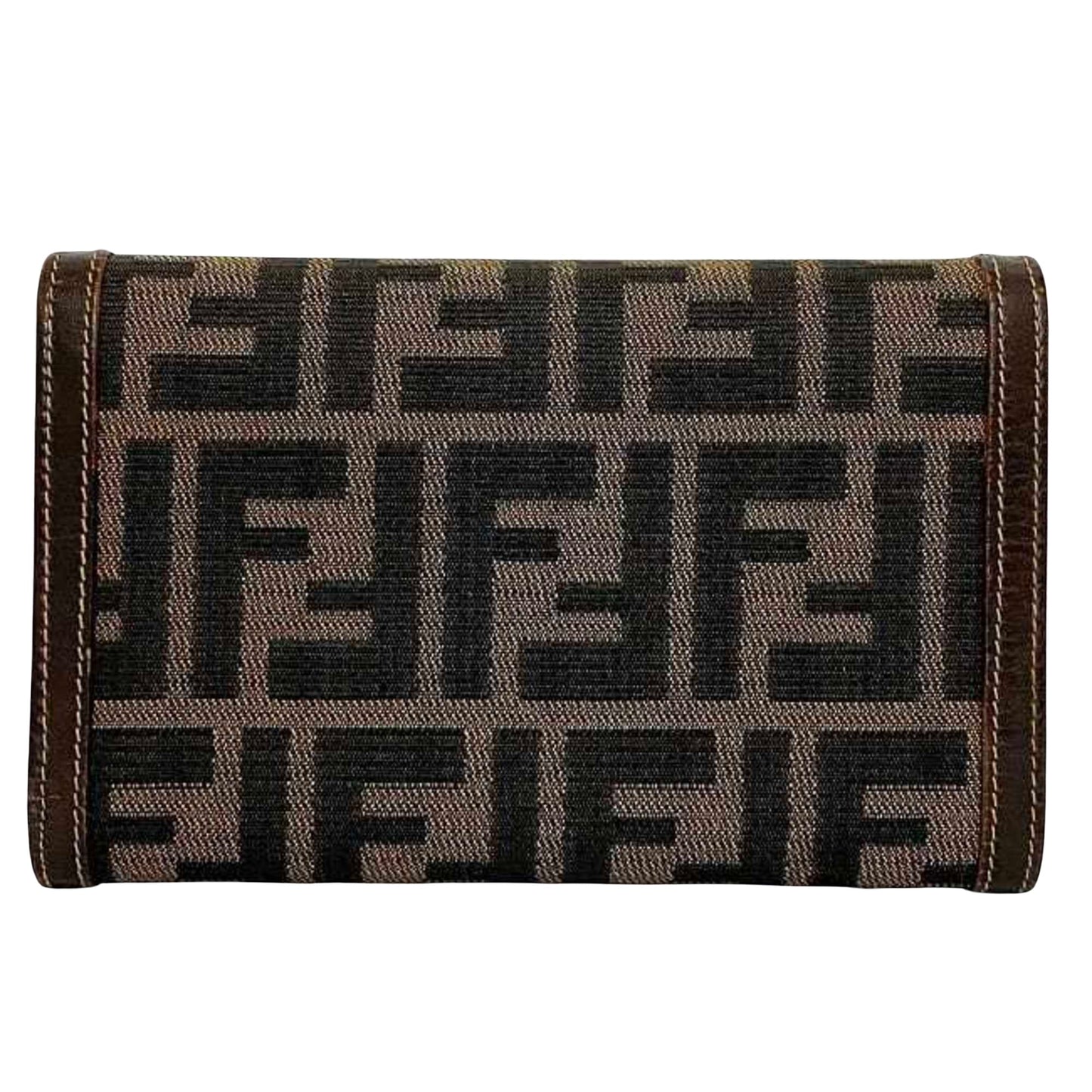 Fendi Brown Canvas Zucca