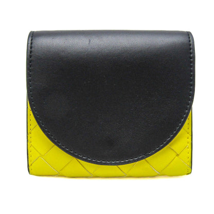 Bottega Veneta Yellow Leather Intrecciato